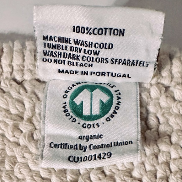 🎁Piscatextil Organic Collection Bath Mat - 21” x 34” - Begona - Natural - Picture 6 of 7